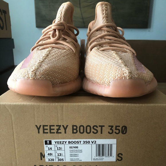 Adidas Yeezy 350 Boost Clay’s size 14 - Picture 2 of 6
